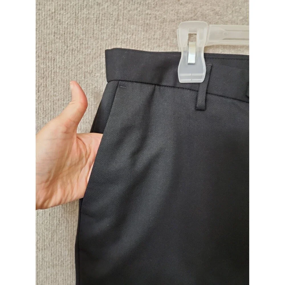 Banana Republic Yachter Suit Trouser Pants Mens 34x36(34) Black Tailored Fit NEW
